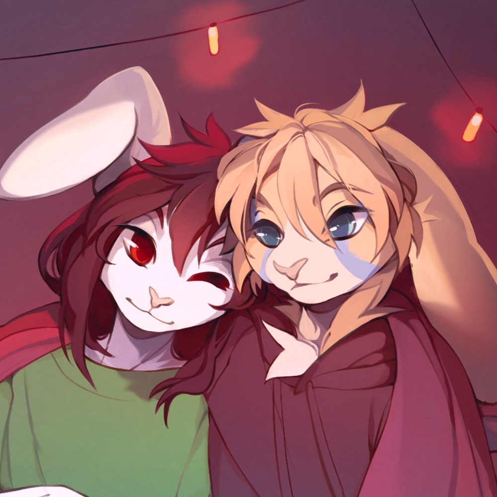 Mari and Zora watching a movie
